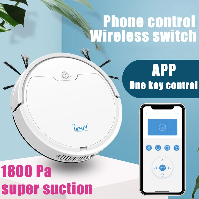 Automatic sweeping robot vacuum cleaner mobile phone remote control robot wireless sweeping automatic cleaning wet and dry vacuu