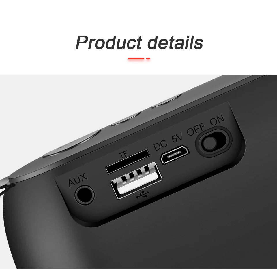 SANLEPUS HIFI Портативный беспроводной Bluetooth динамик стерео Саундбар TF fm-радио музыкальный сабвуфер Колонка динамик s для компьютера телефона