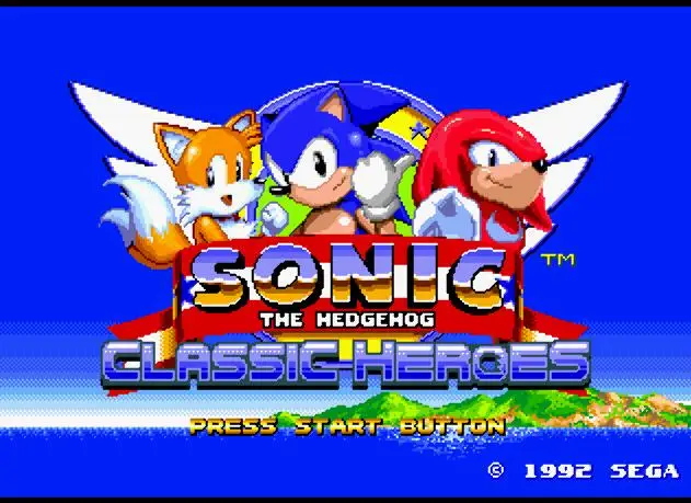 Игровая карта Sonic Classic Heroes 16 бит MD для Sega Mega Drive Genesis | Электроника