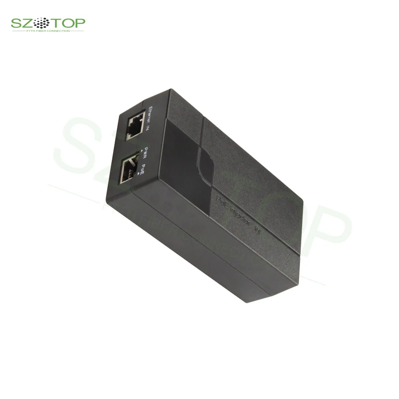 

18W POE Injector Charger AC 100-240V DC 52V 0.35A Power supply 10/100/1000Mbps POE Power Adapter