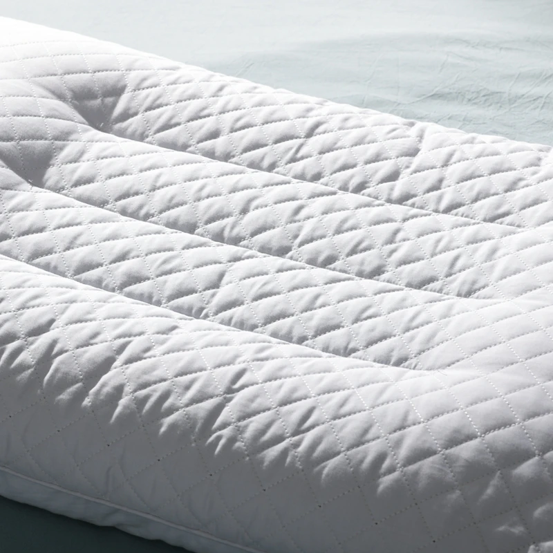 

2020 New bedding Pillow Sleeping Pillow buckwheat +polyester fiber Neck Health 48*74 pillow AB side buckwheat shell double layer