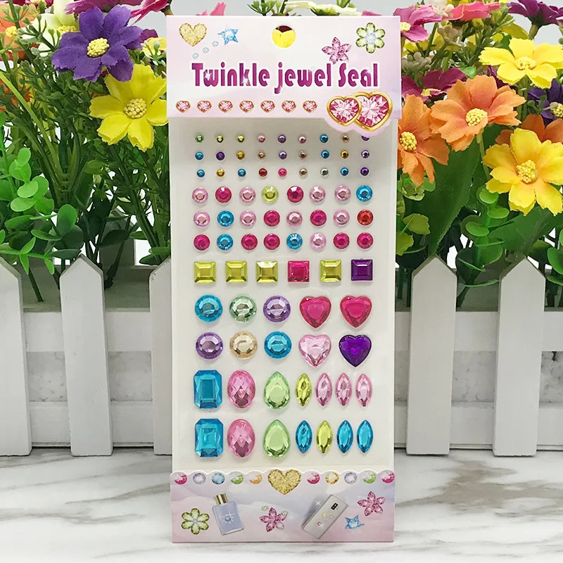 

Stickers Kindergarten Children DIY Handmade Creative Paste Painting Makeup Decoration Paste Sticker Pack Toys for Girls