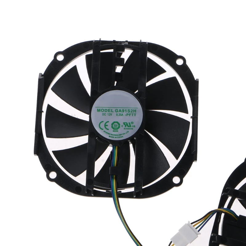 Вентилятор VGA GA91S2H 4Pin 85 мм 2 шт. охлаждающий вентилятор для видеокарты Yeston RX480 570 580