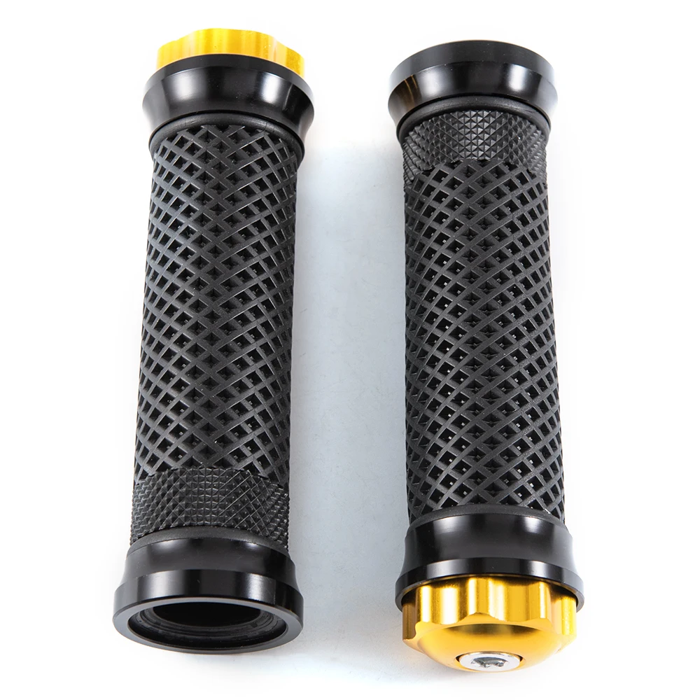 Motorcycle Gold Handlebar Hand Grips Bars Cover 7/8" For BMW R1100 R1150 R1200RT R1200LT R1150RT GS R S F650 Grip