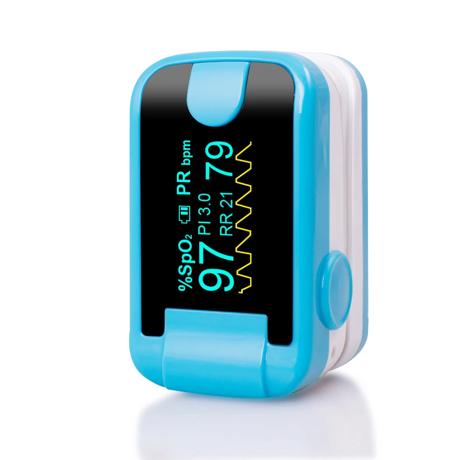 Pulsioximetro Fingertip Pulse Oximeter De Pulso Dedo SpO2 Saturation Meter Respiration Rate |
