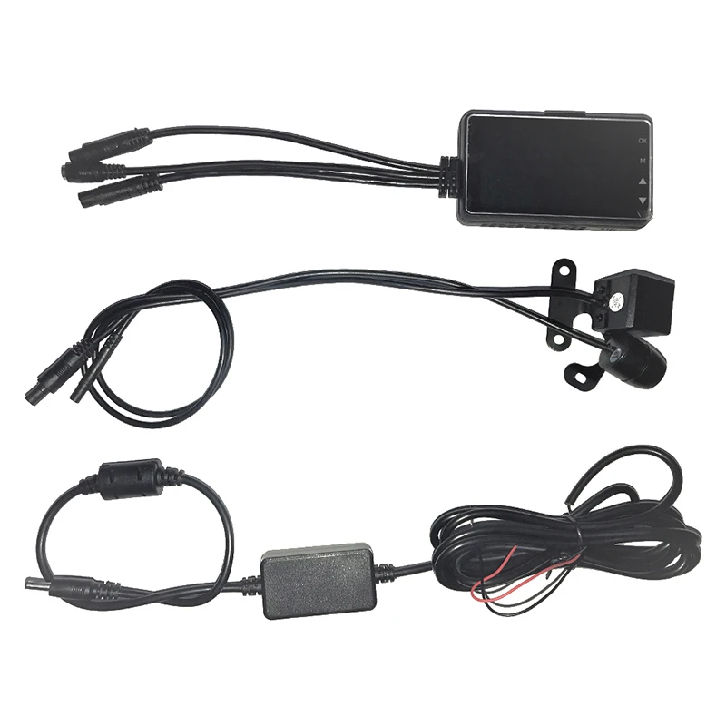 Видеорегистратор для мотоцикла Full HD DashCam Водонепроницаемый двойной Len передний