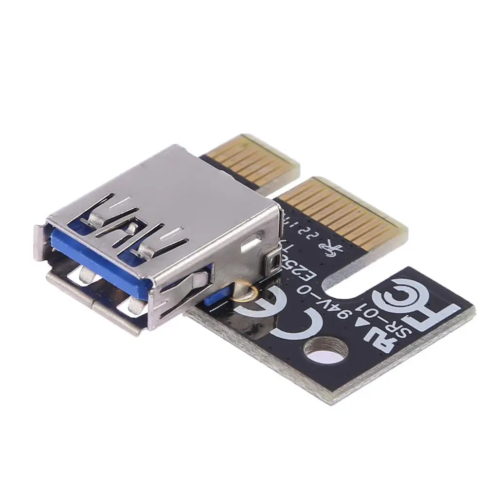 1x до 16x райзер карта pci e express 4pin usb3 0 cabl btc майн