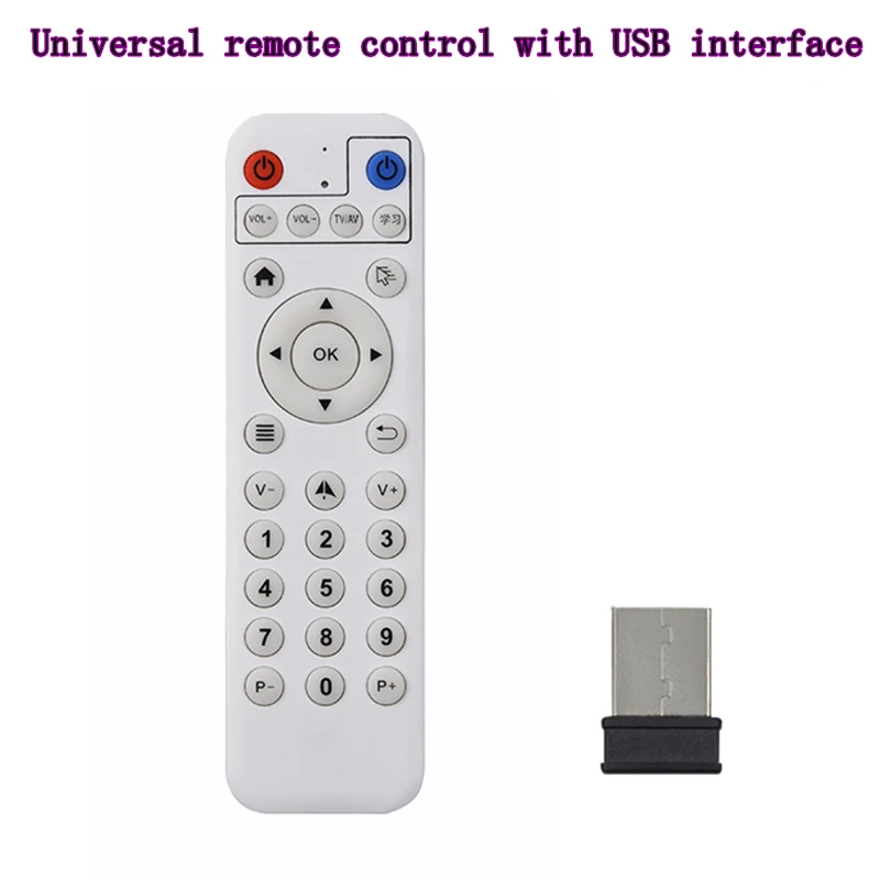 

Universal Set-top box remote control with USB interface