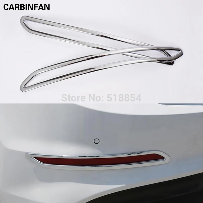 Хромированная Хвостовая лампа заднего противотуманного фонаря накладка ободок