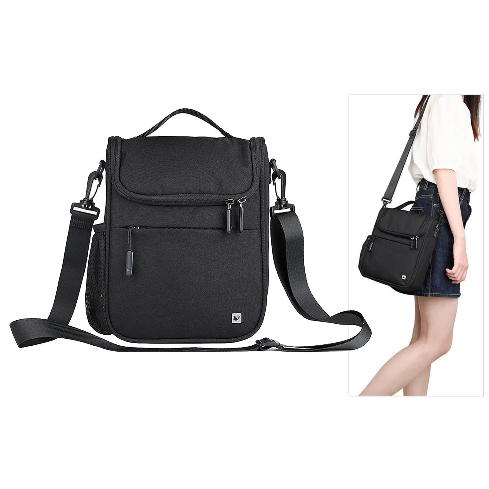 

5L Bike Handlebar Bag Basket Front Tube Frame Bag Water Resistant Bicycle Storage Shoulder Message Pack Handbag for Women Men
