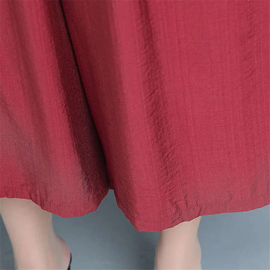 Женские свободные штаны модные повседневные брюки комплект из двух предметов