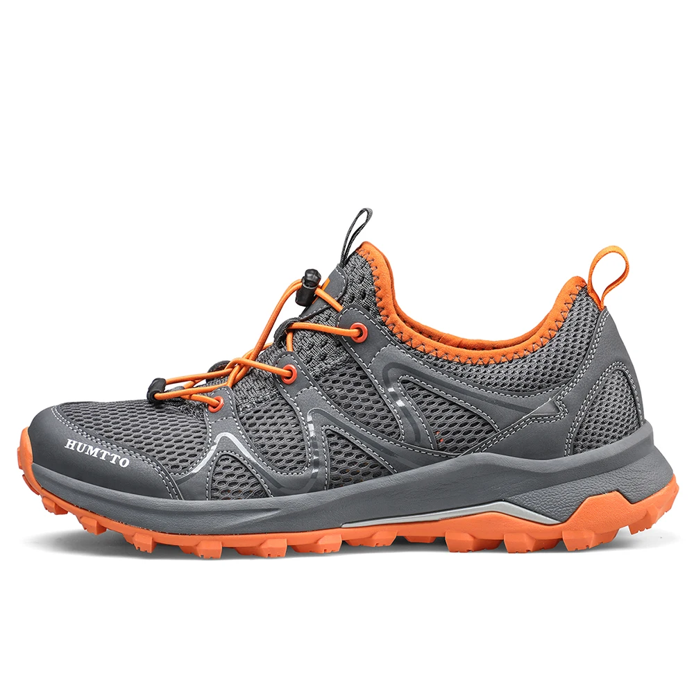 HUMTTO Outdoor Hiking Shoes Men Trekking Shoes Lace Up Tourism Camping Climbing Jogging Summer Sport Hunting Sneakers for Mens