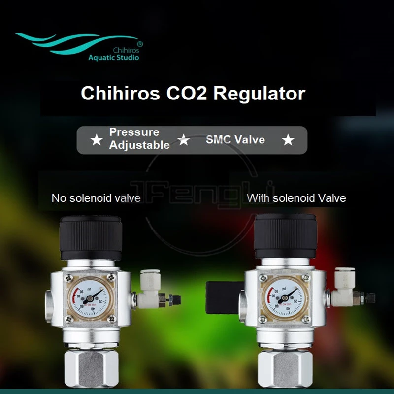 Chihiros CO2 Регулятор SMC контрольный клапан регулируемый выход давления пузырьковый