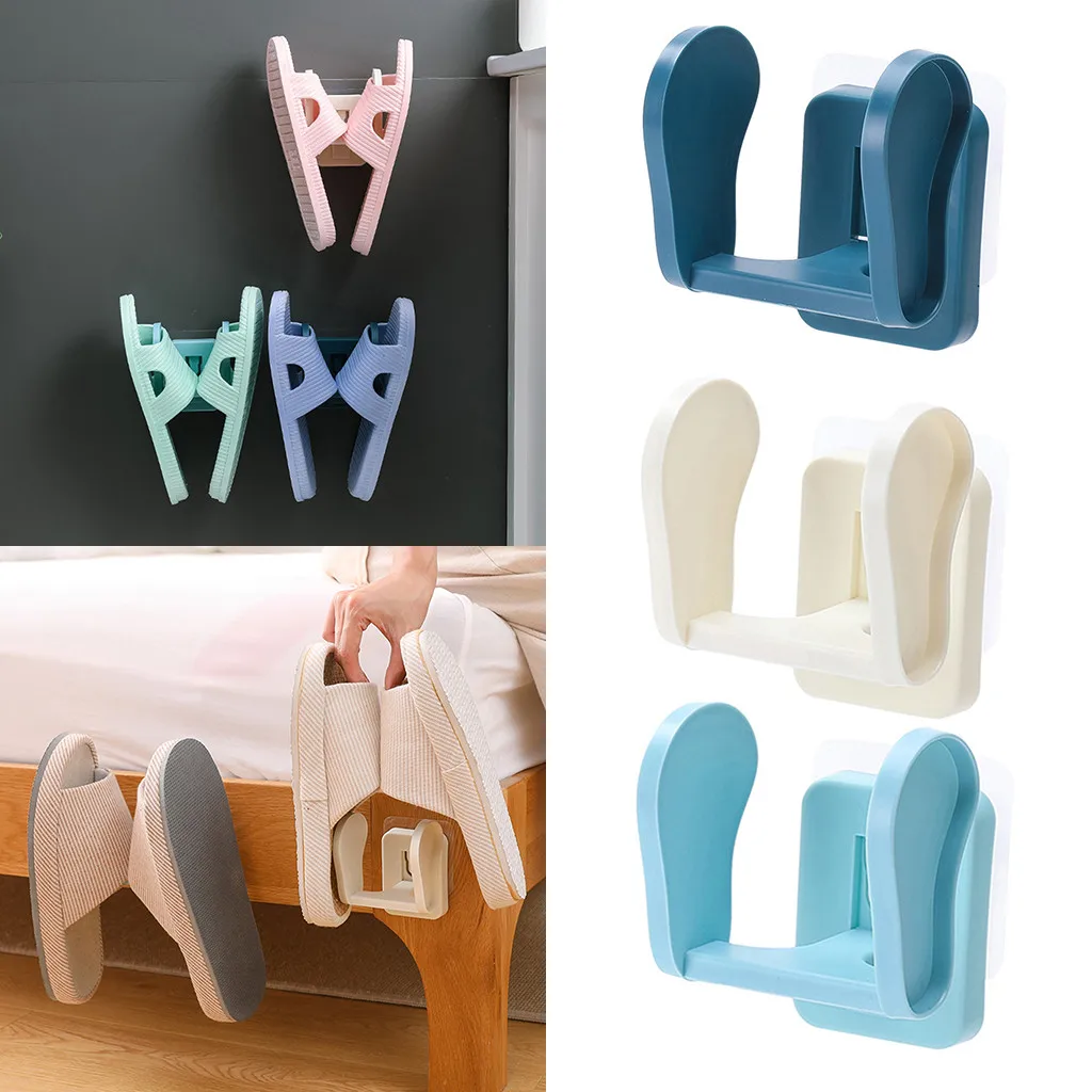 Многоцветная стойка для хранения обуви Органайзер удобный 3D настенная вешалка