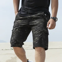 summer men tactical camouflage cargo shorts military multi pocket waterproof shorts mens breathable casual short pants