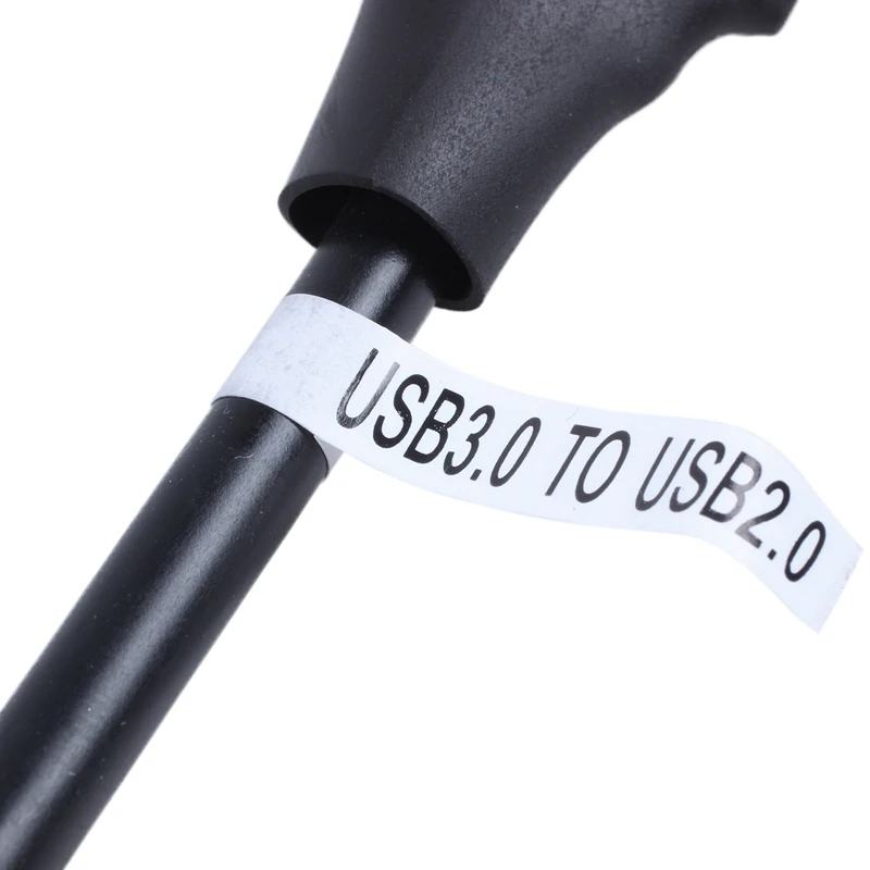 Черный USB 2 0 9 контактный разъем для 3 20 кабель адаптера | Электроника