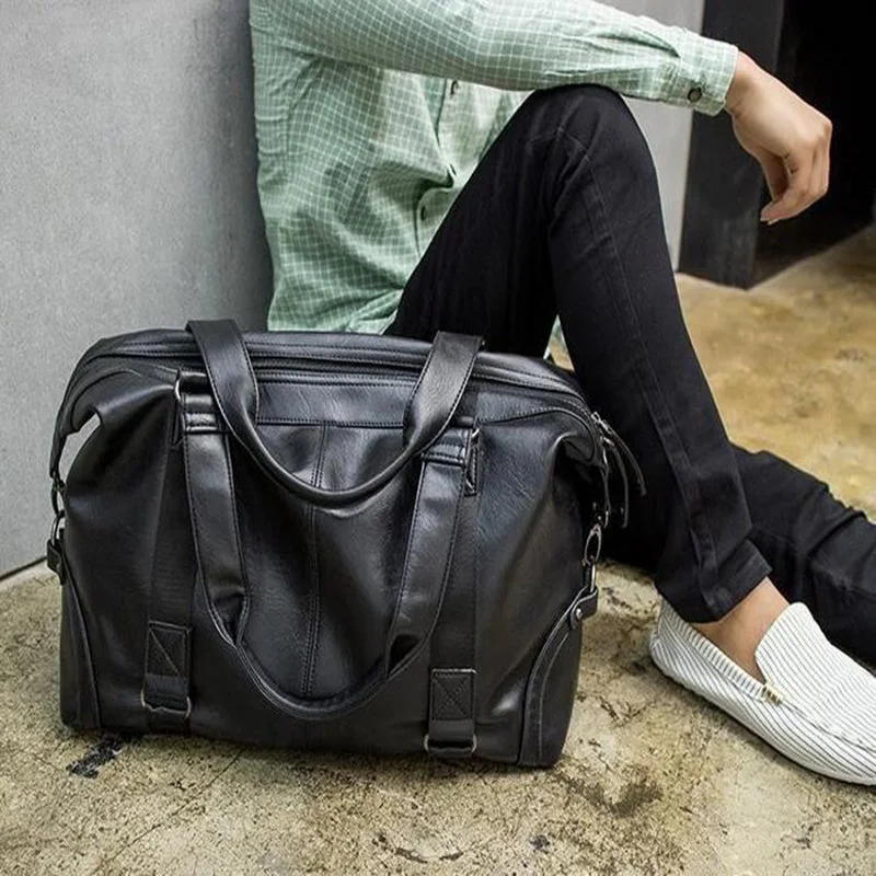 Сумка тоут мужская из кожи с ручками и плечевым ремнём|leather man bags|tote bagbusiness bag |