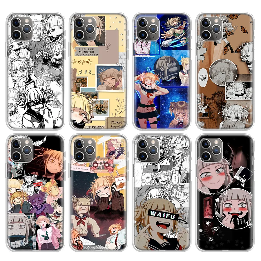 

Himiko Toga Anime Waifu Phone Case For Apple iphone 14 13 12 11 Pro Max SE 2020 X XS XR 7 8 6 6S Plus Soft Cover Coque Fundas