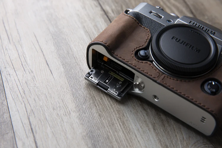 AYdgcam чехол для камеры из натуральной кожи ручной работы для Fuji Fujifilm XT10 XT20 XT30 Ретро винтажный нижний чехол