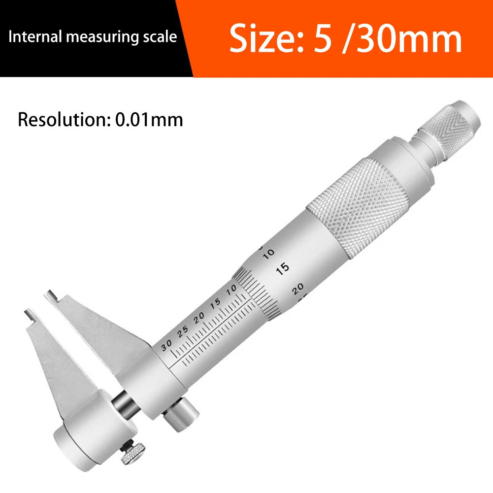 

Wood Measure Ruler Profile Marking Tool Inside Micrometer 0.01mm Accuracy Vernier Caliper Inner Diameter Measure Gauge