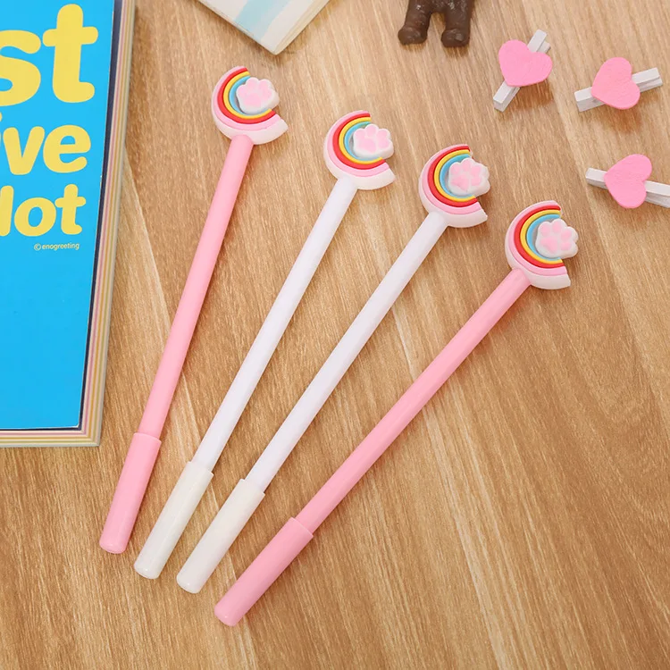 24 шт. Необычные канцелярские принадлежности ручка для подписи в Стиле Радуги| |