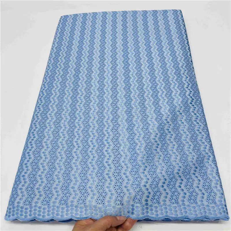 

African Dry Lace 5 Yards Embroidered Lace Fabric Satin Lace With High Quality 2021 African Cotton Lace Fabric For Woman!HL30865