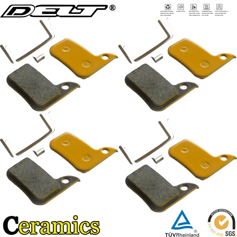 

4 Pair Ceramics MTB Mountain BIKE Bicycle Disc Brake Pads FOR SRAM AVID Rival 22 S700 Red 22 B1 Force 22, CX1 Accessories