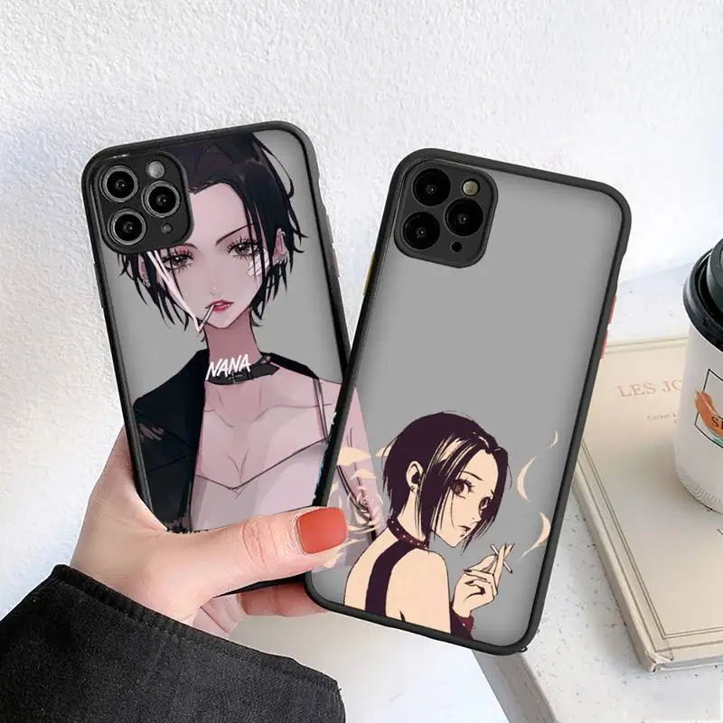 

Oosaki Nana Phone Case For iphone 12 11 8 7 plus mini x xs xr pro max matte transparent cover
