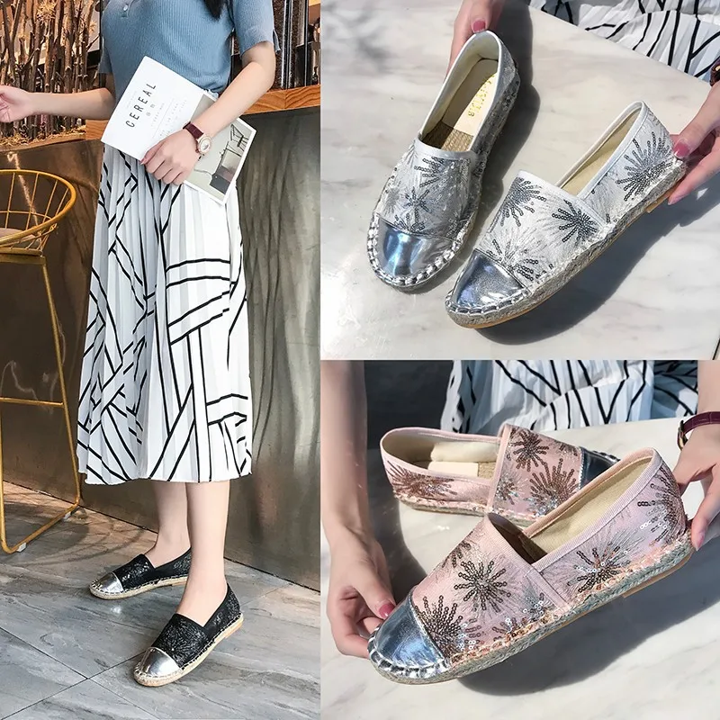 Тонкие Туфли Женская обувь в стиле ретро рыбацком Новинка 2019 года Удобная