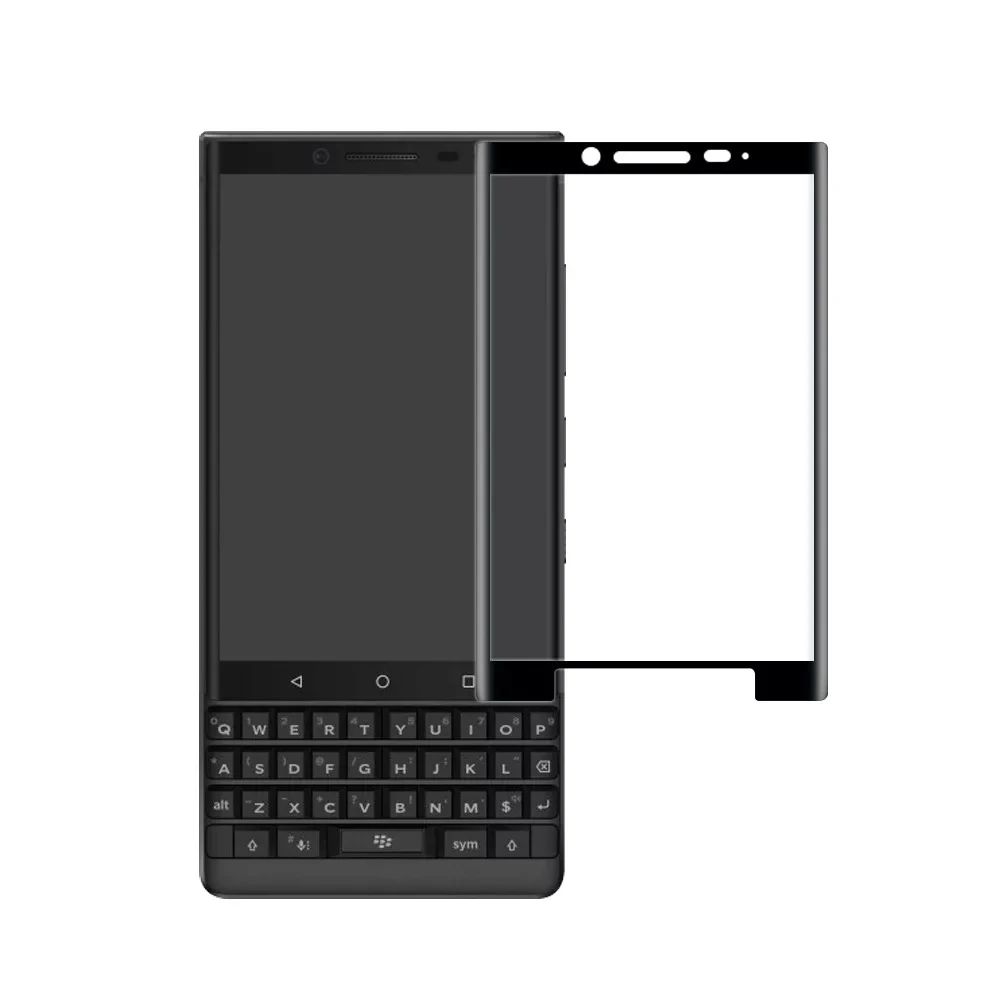 Закаленное стекло для защиты экрана BlackBerry Key2 / KeyTwo Key 2 Передняя пленка Le key