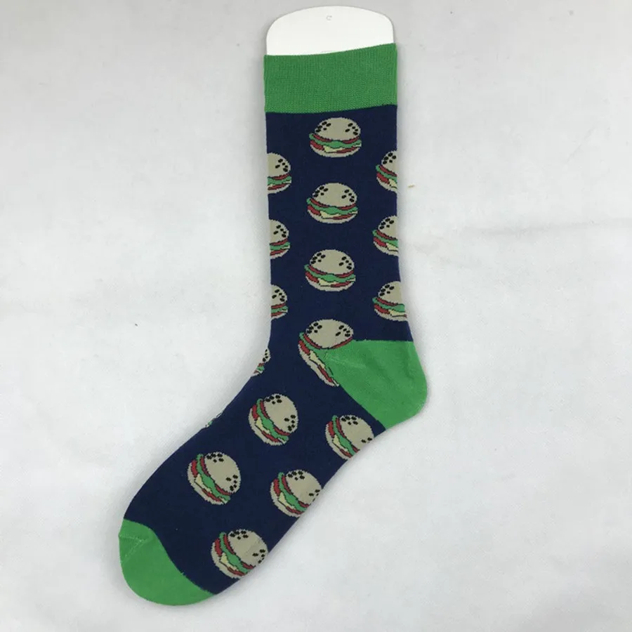 Осень и зима новый десерт Еда Серии креативный узор трубки хлопок дамы носки