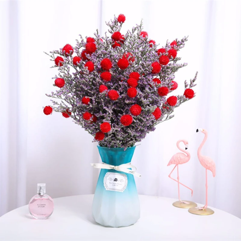 

Natural Dried Flower Bouquet Home Decor Loft Style Decorations For Living Room Piecies Party Backdrops For Wedding Photo Props