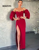 vintage 2021 prom dresses short puffy sleeve satin backless formal evening party gowns beauty pageant dresses 2021 custom made