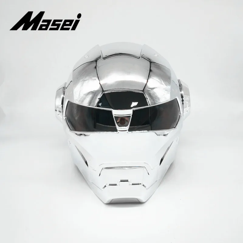 Masei шлем Железного человека moto rcycle половина с открытым лицом шлем-каска cross