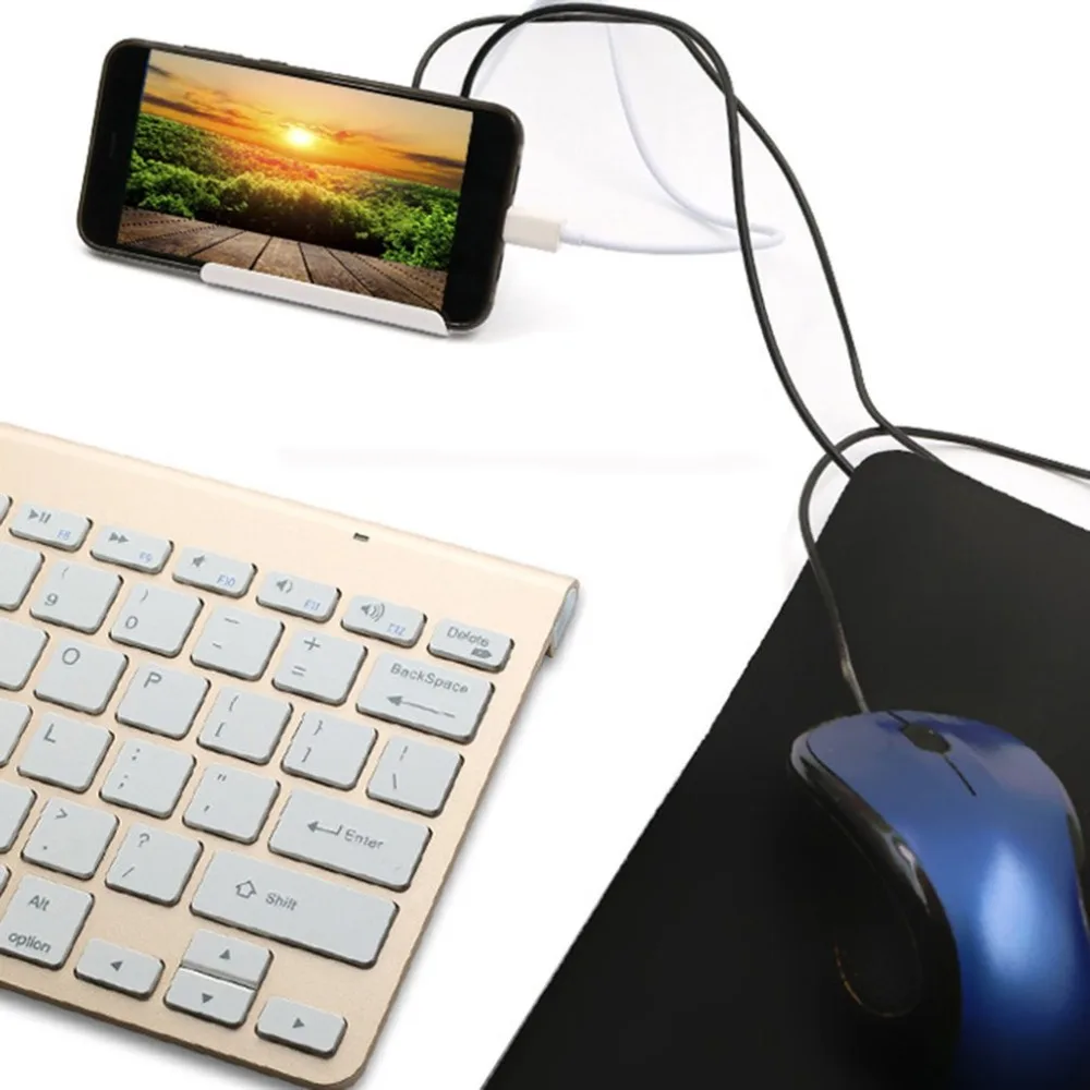 USB OTG Hub 4 Ports Micro USB3.0 Adapter Cable Splitter Converter Android Type-C with Smartphone Holder | Компьютеры и офис