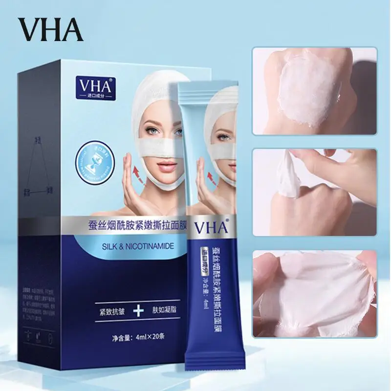

20Pcs Nicotinamide Peel off Mask Blackhead Remove Facial Masks Deep Cleansing Purifying Pores Moisturizing Face Mask Care