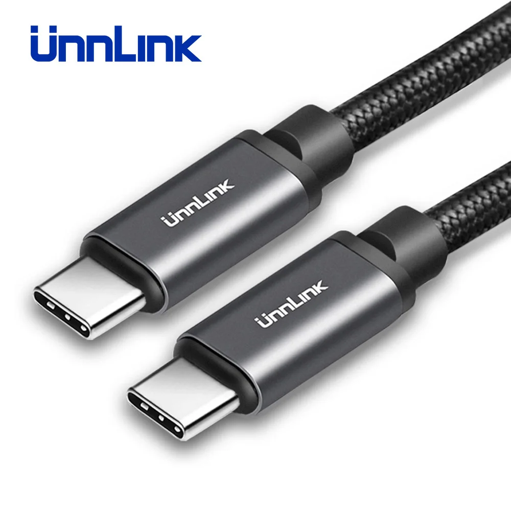 Кабель Unnlink Type C USB 3 1 Gen2 3A PD кабель для Macbook Pro Nintendo Switch s9 p20 10 Гбит/с 4K60 Thunderbolt 3|Кабели
