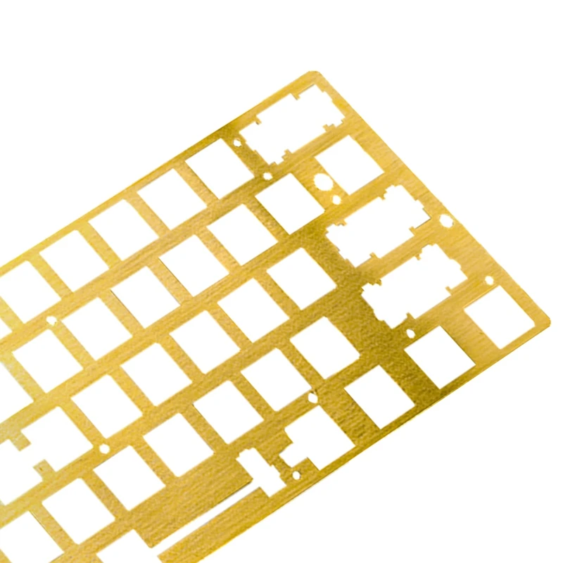 

Mechanical Keyboard CNC Brass Drawing Concurrence Positioning Plate Support ANSI 60% Keyboard DIY