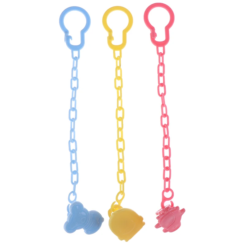 Clips para chupete, accesorios para el cuidado del beb&eacute;, cadena de soporte para chupete de juguete, 2 uds.-5