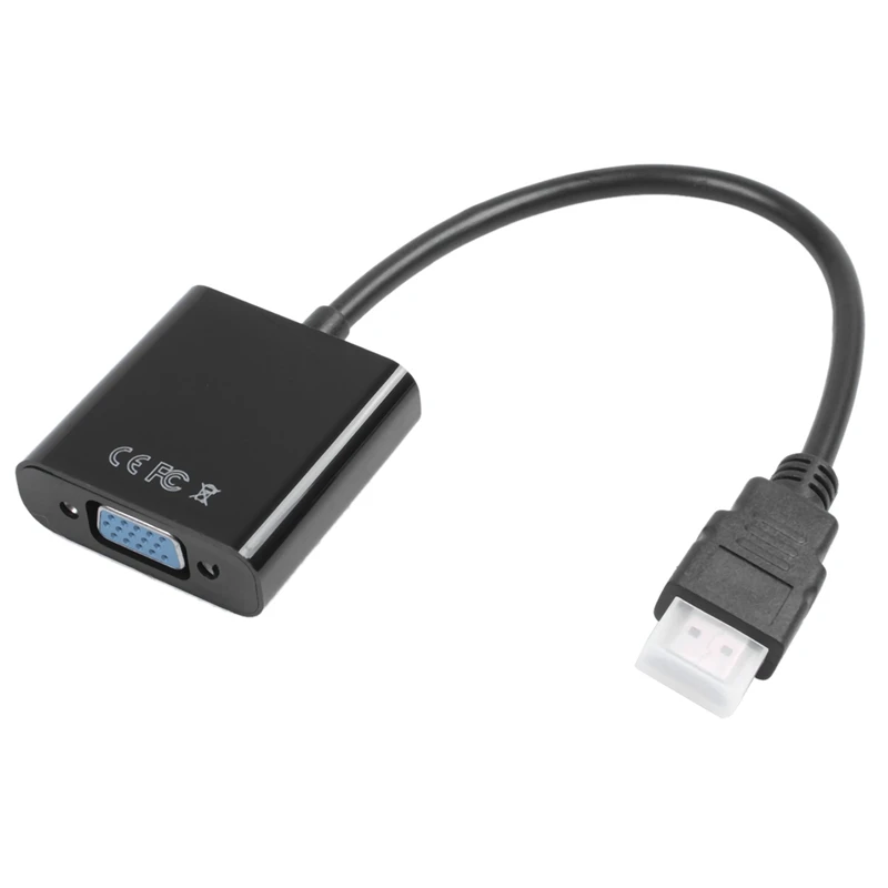 [Обновленная версия] HDMI 1080P к VGA кабель адаптер конвертер для ПК ноутбука без