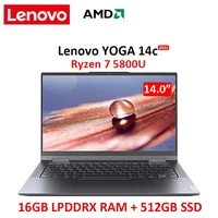 new lenovo yoga 14c 2021 laptop amd ryzen 7 5800u 16gb ram 512gb ssd 14 inch fhd ips touch screen notebook ultrabook computer