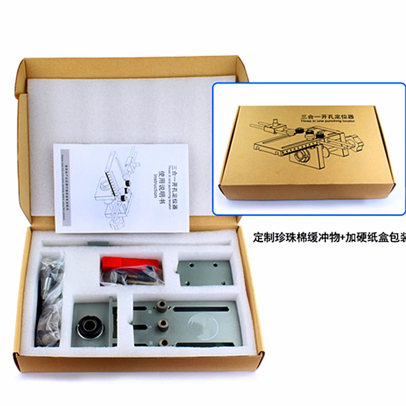 

Woodworking Doweling Jig 6mm 8mm 10mm for Furniture Fast Connecting Drill Guide Locator Adjustable Dowel Jig Kit for Diy Cnc