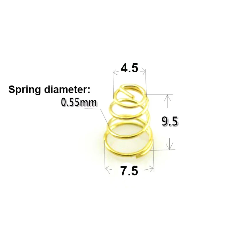 10 шт. позолоченная пружина для фонарь одного фонарика | Лампы и освещение
