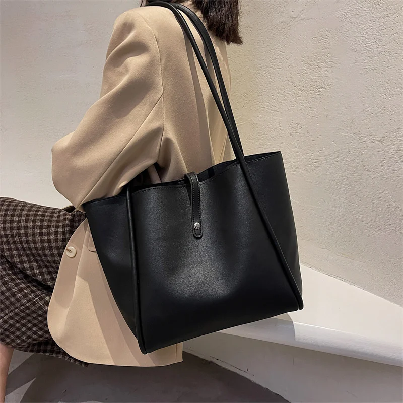 

Bag Women's New Trend Large Capacity Tote Bag Simple Student Travel Handbag Single Shoulder Diagonal Bag