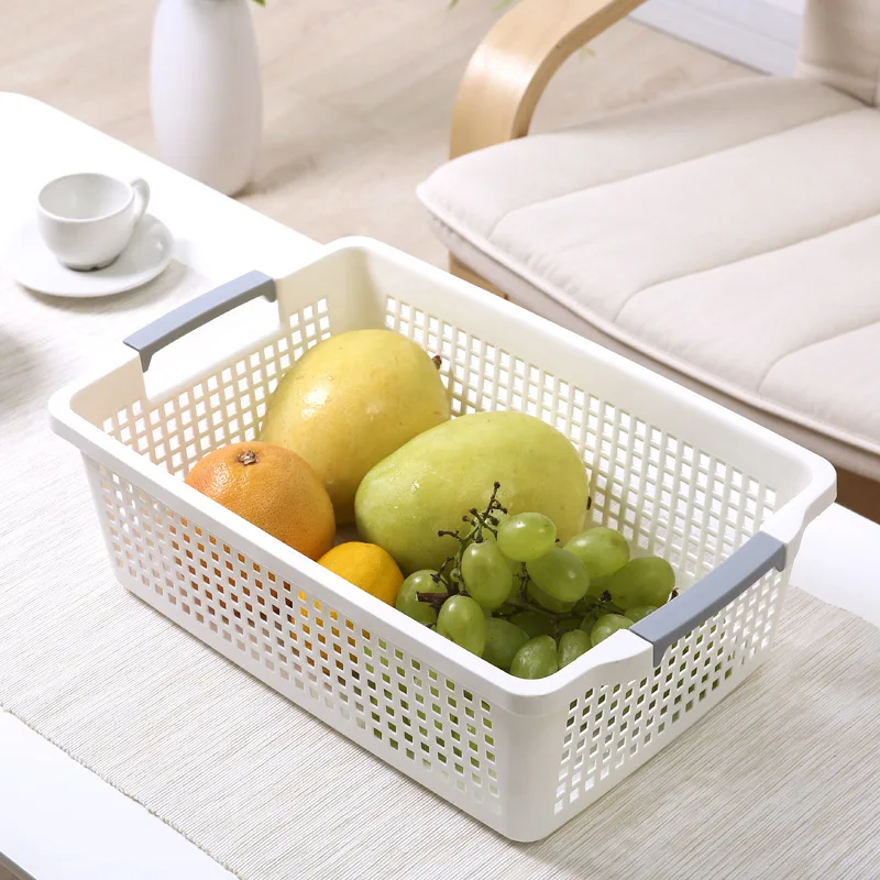 

Desktop Plastic Storage Box Waterproof Toy Sundries Storage Basket Bathroom Organizer Household Items Finishing Storage Basket