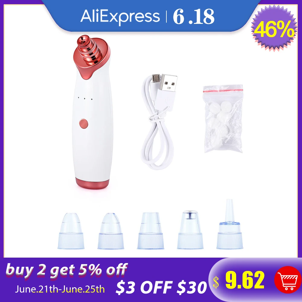 Средство для удаления угрей лица Электрический Очиститель от черная точка