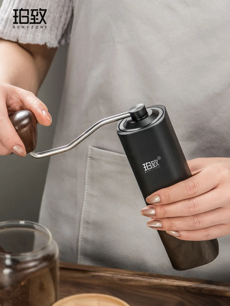 安い マニュアル穀物コーヒーグラインダーハンドクランクポータブルコーヒーメーカーファッション高品質molinilloカフェキッチンアクセサリーED50MD