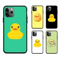 babaite funny happy duck phone case for iphone 5 5s se 6 6s 7 8 plus x xr xs 11 12 mini pro max cover fundas coque