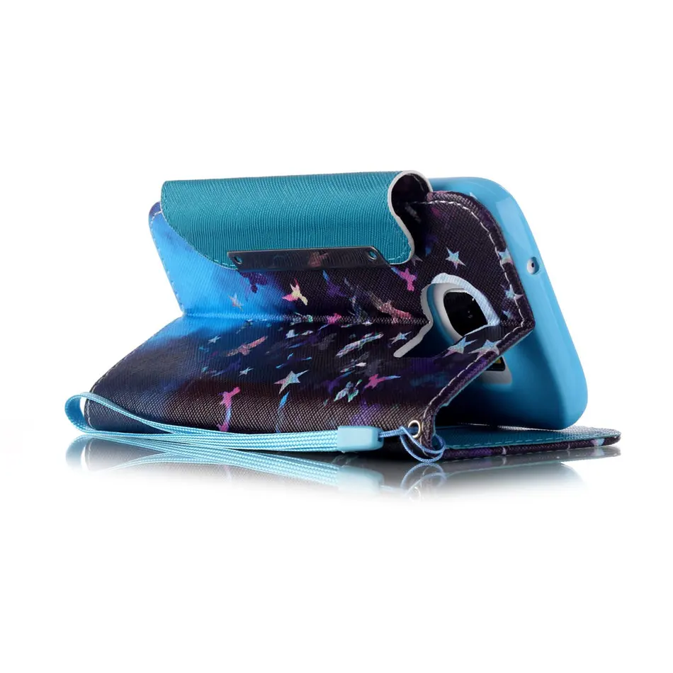 Cute Pony Tower Case For Samsung Galaxy S7 S6 Edge S5 S4 J5 Core Grand J2 Prime G530 A310 i9060 Fundas Flip Leather Capa P03G |
