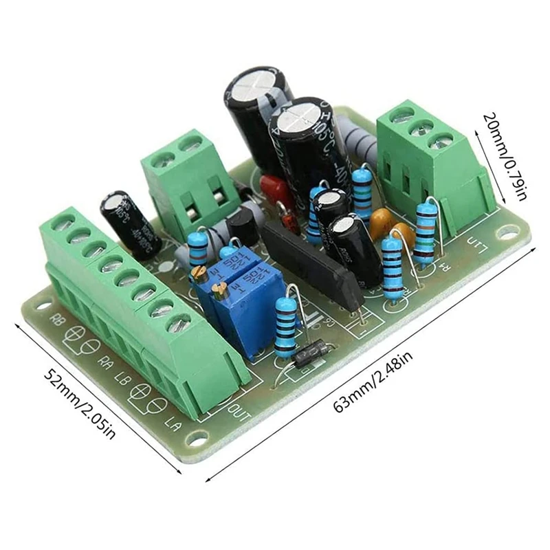 

Power Amplifier,TA7318P Audio Power Amplifier DC 12V Amplifier Meter for Audio Level Testing